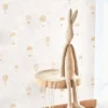 yellow children's wallpaper