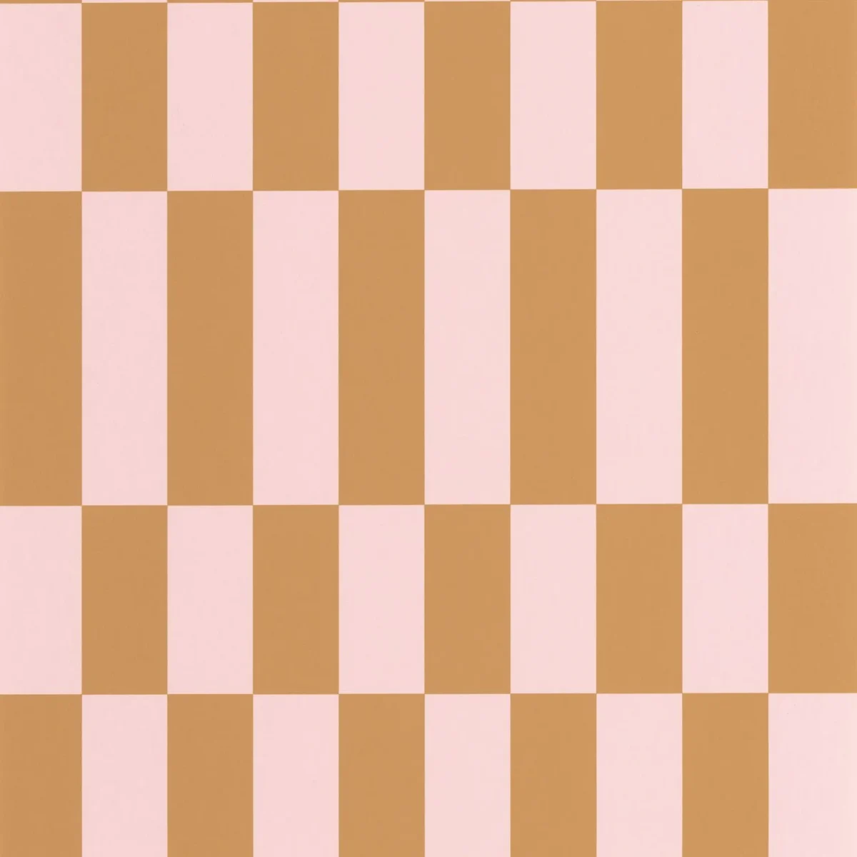 Diner Wallpaper - Camel / Parme by pink geometric wallpaper from casadeco