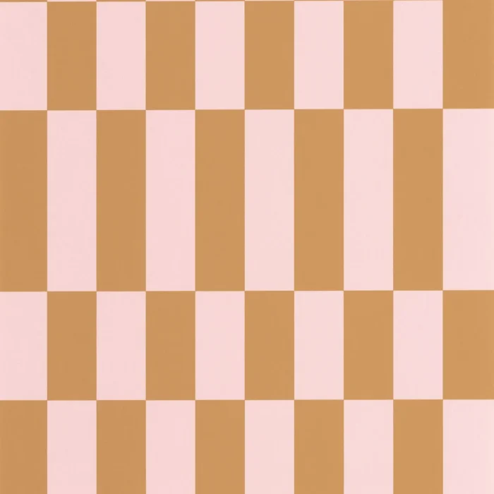 Diner Wallpaper - Camel / Parme swatch