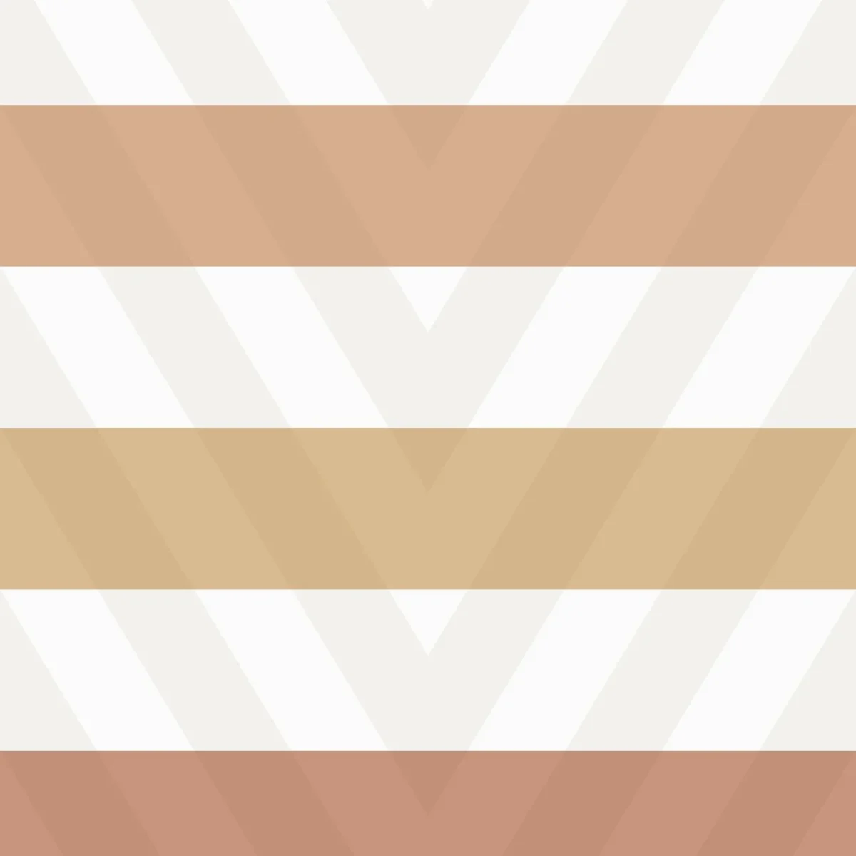 Rythmic Wallpaper - Naturel by brown geometric wallpaper from casadeco