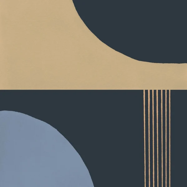 Pop Art Wallpaper - Encre / Orange by blue geometric wallpaper from casadeco
