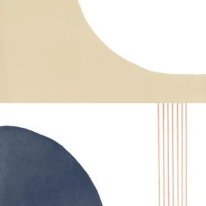 blue geometric wallpaper from casadeco