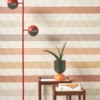 brown geometric wallpaper
