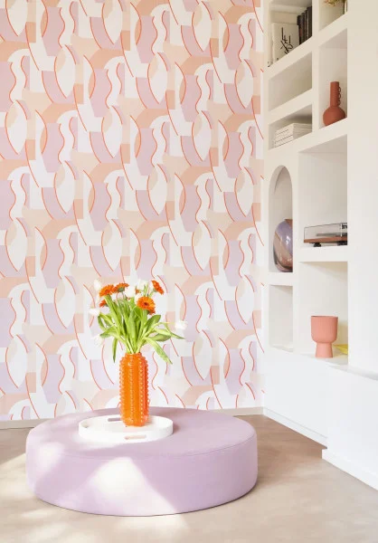 Concept Wallpaper - Parme / Corail by pink misc wallpaper