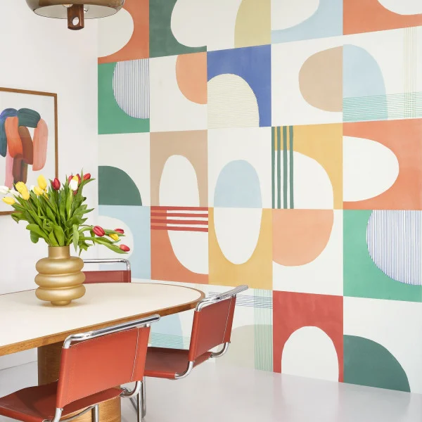 Pop Art Wallpaper - Multico Pop by multicolour geometric wallpaper