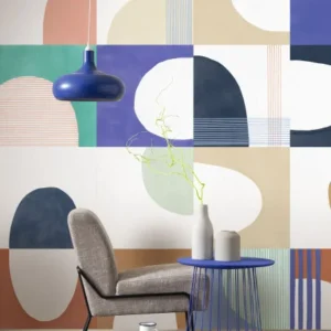 neutral geometric wallpaper