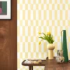 yellow geometric wallpaper