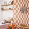 pink geometric wallpaper