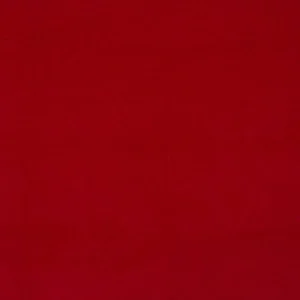 red plain velvet-chenille fabric from Camengo