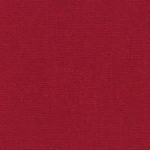 red plain woven fabric from Camengo