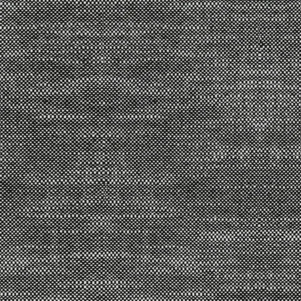 Cancale Fabric - Charbon by black-grey plain cotton fabric from Camengo