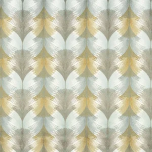 white misc embroideried fabric from Camengo