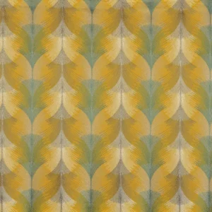 yellow misc embroideried fabric from Camengo
