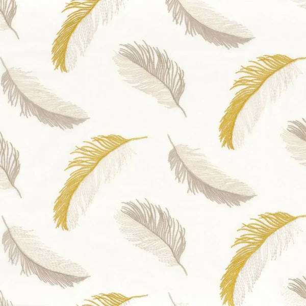 Parure Fabric - Vert De Gris by white misc embroideried fabric from Camengo