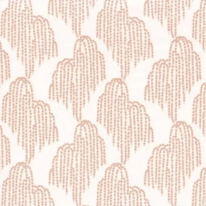 pink misc embroideried fabric from Camengo