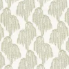 green misc embroideried fabric from Camengo