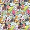 multicolour botanical printed fabric from Camengo