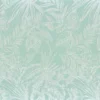 green botanical voile-sheer fabric from Camengo