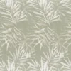 green botanical cotton fabric from Camengo