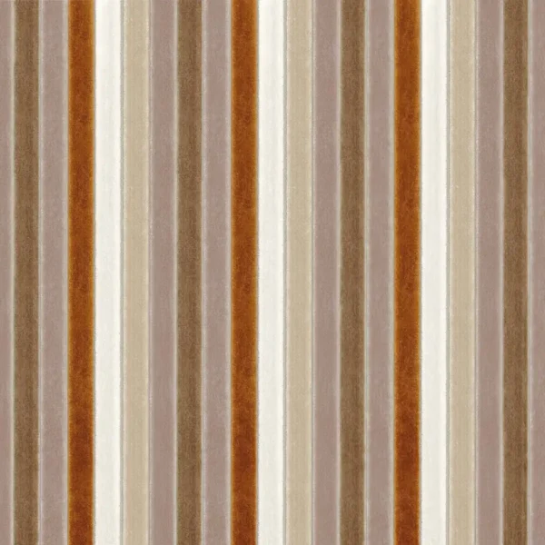 orange striped velvet-chenille fabric from Camengo