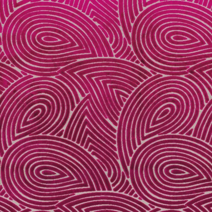Plumage Fabric - Fuschia swatch