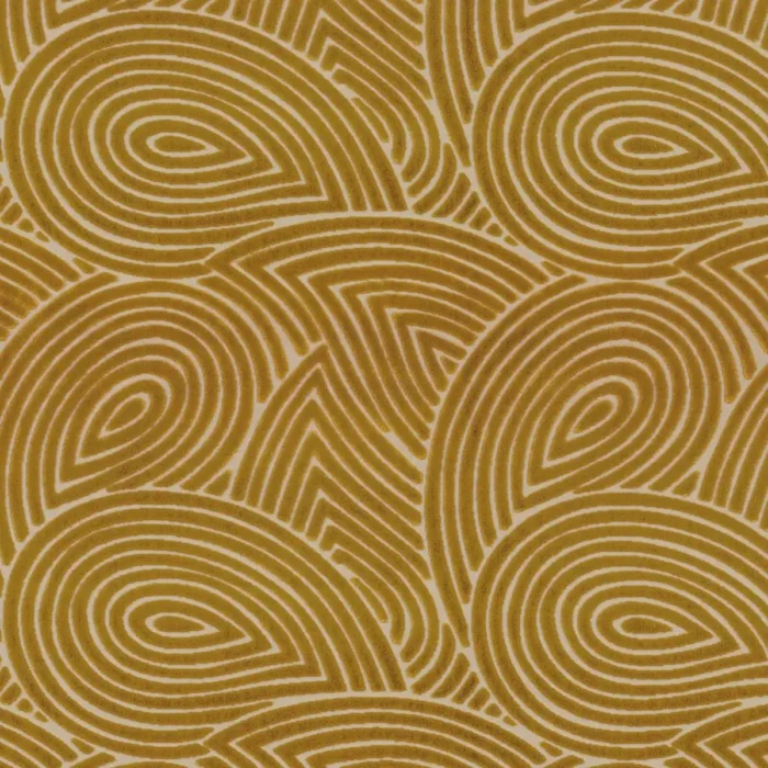 Plumage Fabric - Safran swatch