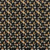 black-grey geometric velvet-chenille fabric from Camengo