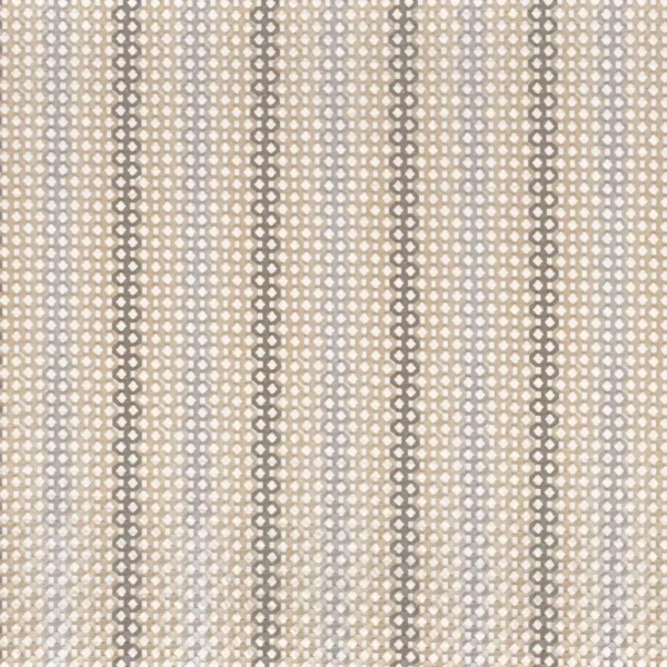 neutral striped cotton fabric from Camengo