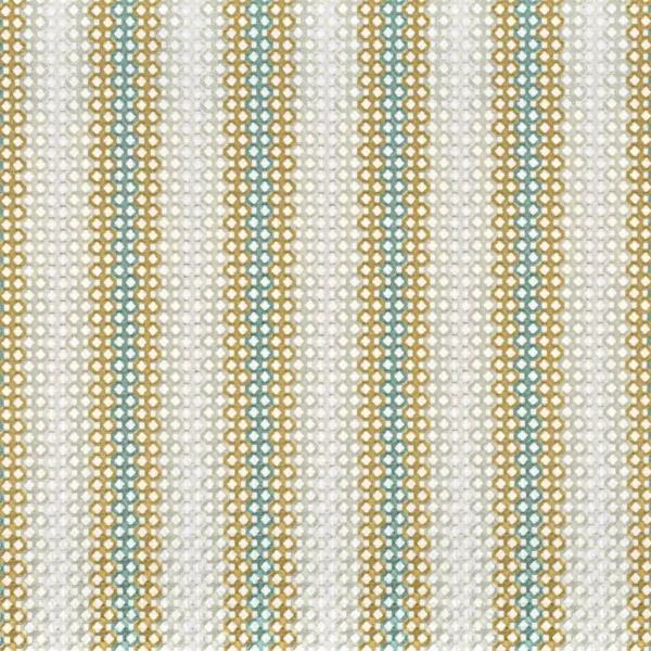 multicolour striped cotton fabric from Camengo