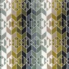 multicolour geometric jacquard fabric from Camengo