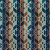 blue geometric jacquard fabric from Camengo
