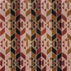 multicolour geometric jacquard fabric from Camengo