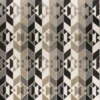 black-grey geometric jacquard fabric from Camengo
