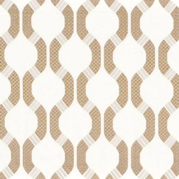 neutral geometric misc fabric from Camengo