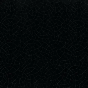 black-grey geometric embroideried fabric from Camengo