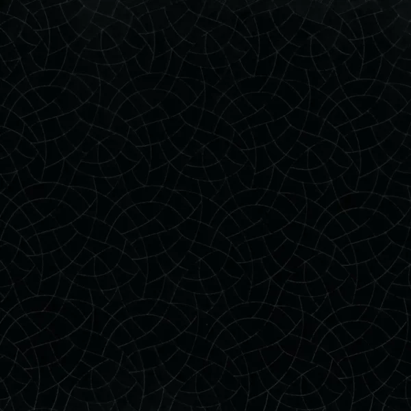 Tiana Fabric - Nuit by black-grey geometric embroideried fabric from Camengo