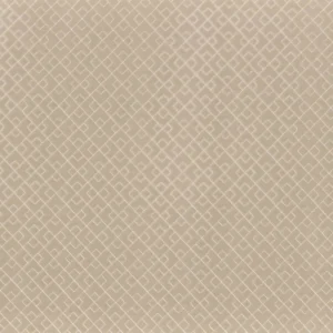 neutral geometric embroideried fabric from Camengo