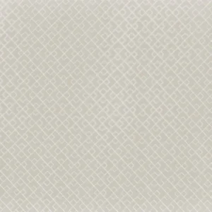 white geometric embroideried fabric from Camengo