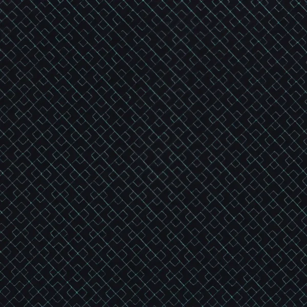 Brazilia Fabric - Noir Emeraude by black-grey geometric embroideried fabric from Camengo