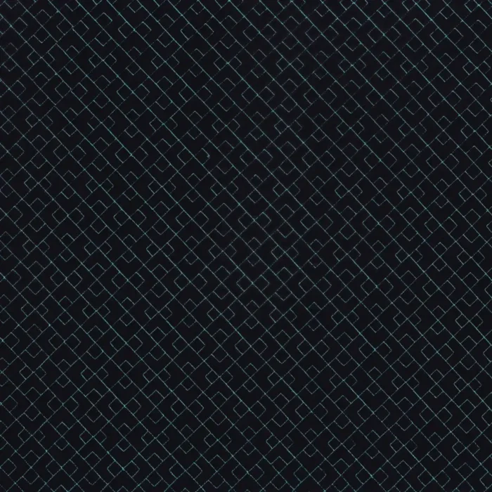 Brazilia Fabric - Noir Emeraude swatch