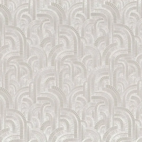 Garden District Fabric - Gris by black-grey misc misc fabric from Camengo