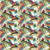 multicolour geometric velvet-chenille fabric from Camengo