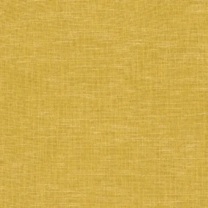 yellow plain linen fabric from Camengo