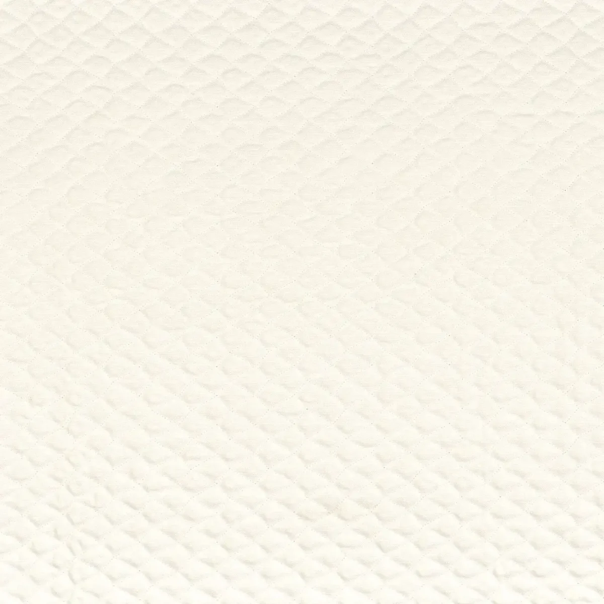 white plain embroideried fabric from Camengo