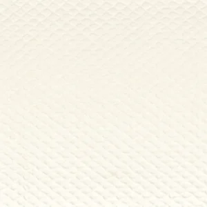 white plain embroideried fabric from Camengo