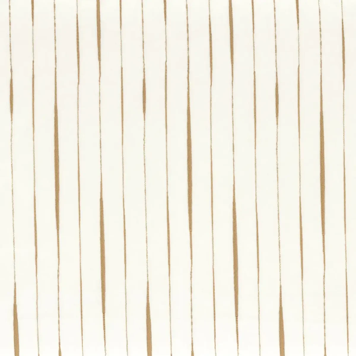 Cristallin Fabric - Ocre by brown striped voile-sheer fabric from Camengo