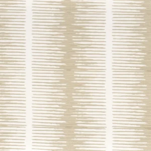 neutral striped embroideried fabric from Camengo