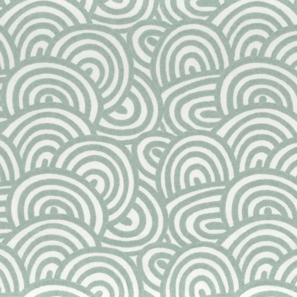 Geode Fabric - Azur by blue misc embroideried fabric from Camengo