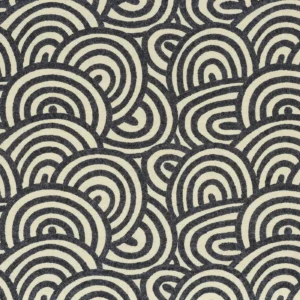 blue misc embroideried fabric from Camengo