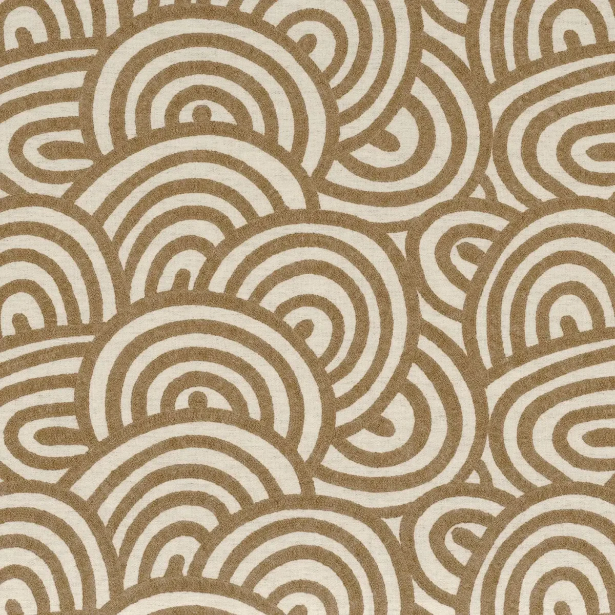 brown misc embroideried fabric from Camengo